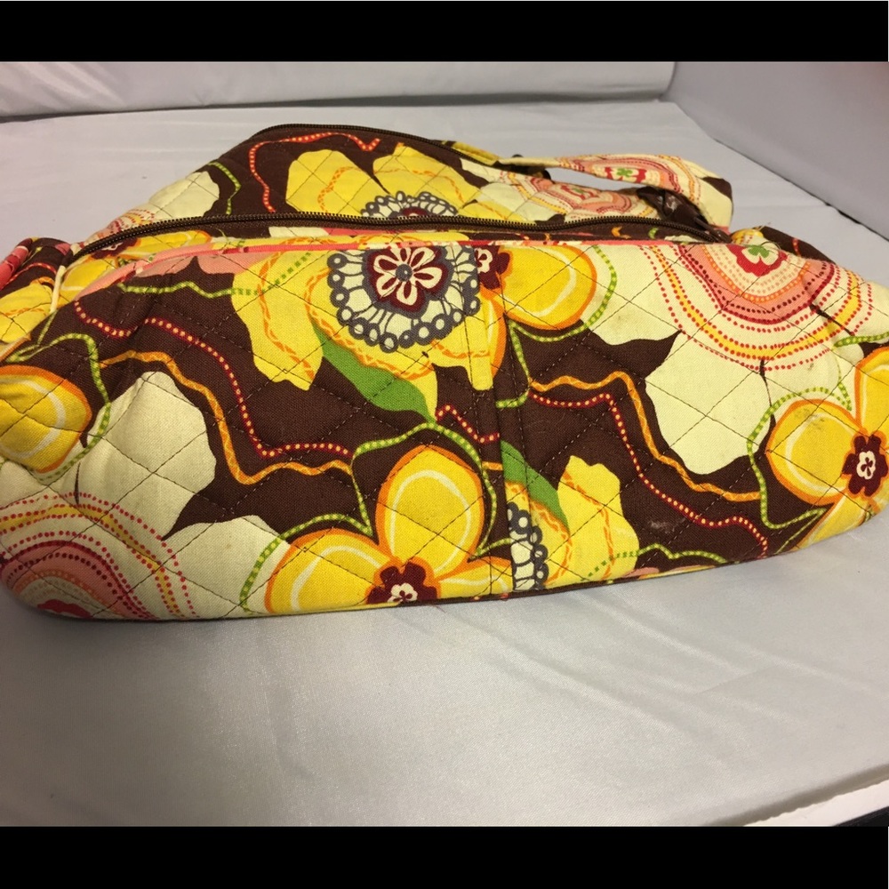 Vera Bradley Purse yellows oranges flowers - Picture 6 of 14